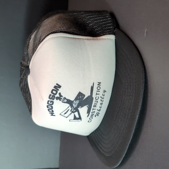 Hodgson Construction Wheatley Men's Black Mesh, Snapback Trucker Hat. - Picture 1 of 8
